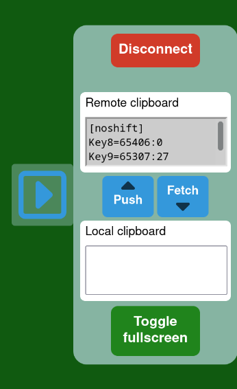 Web-based RDP clipboard