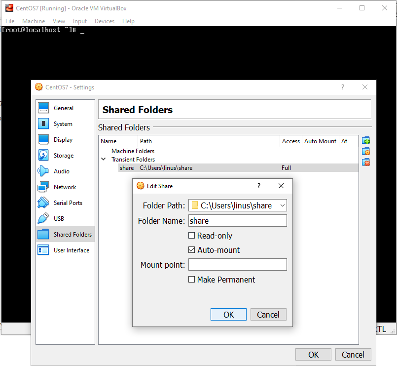 shared folders